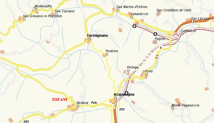 COME ARRIVARE ALLA TARTUFI TOFANI