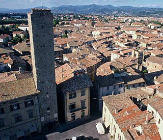 Citt di Castello, panorama del centro storico