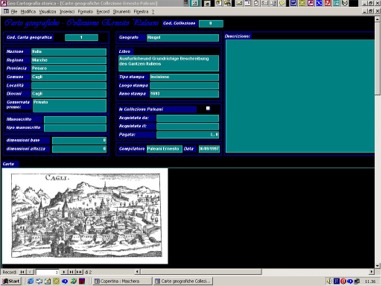 BANCA DATI CARTE GEOGRAFICHE SCANSIONATE